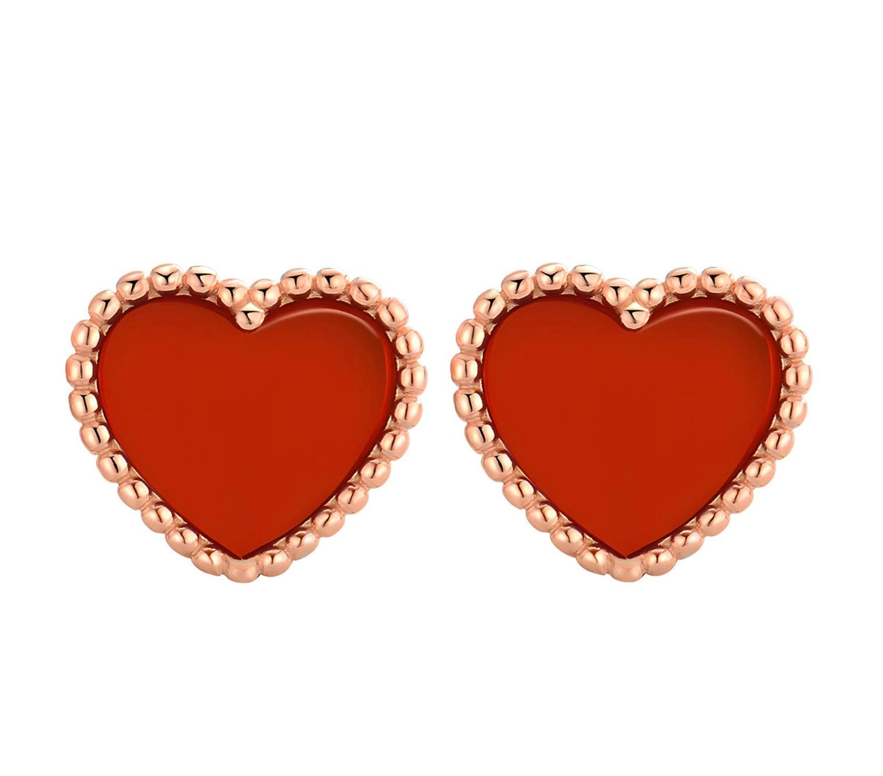 Hearts Earrings – 18K Gold Plated